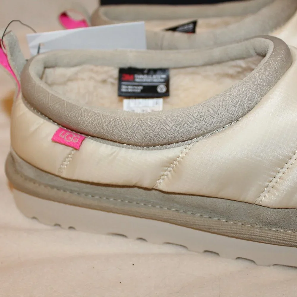 NIB UGG MEN'S TASMAN LTA SHEARLING LINED QUILTED‎ SLIPPERS